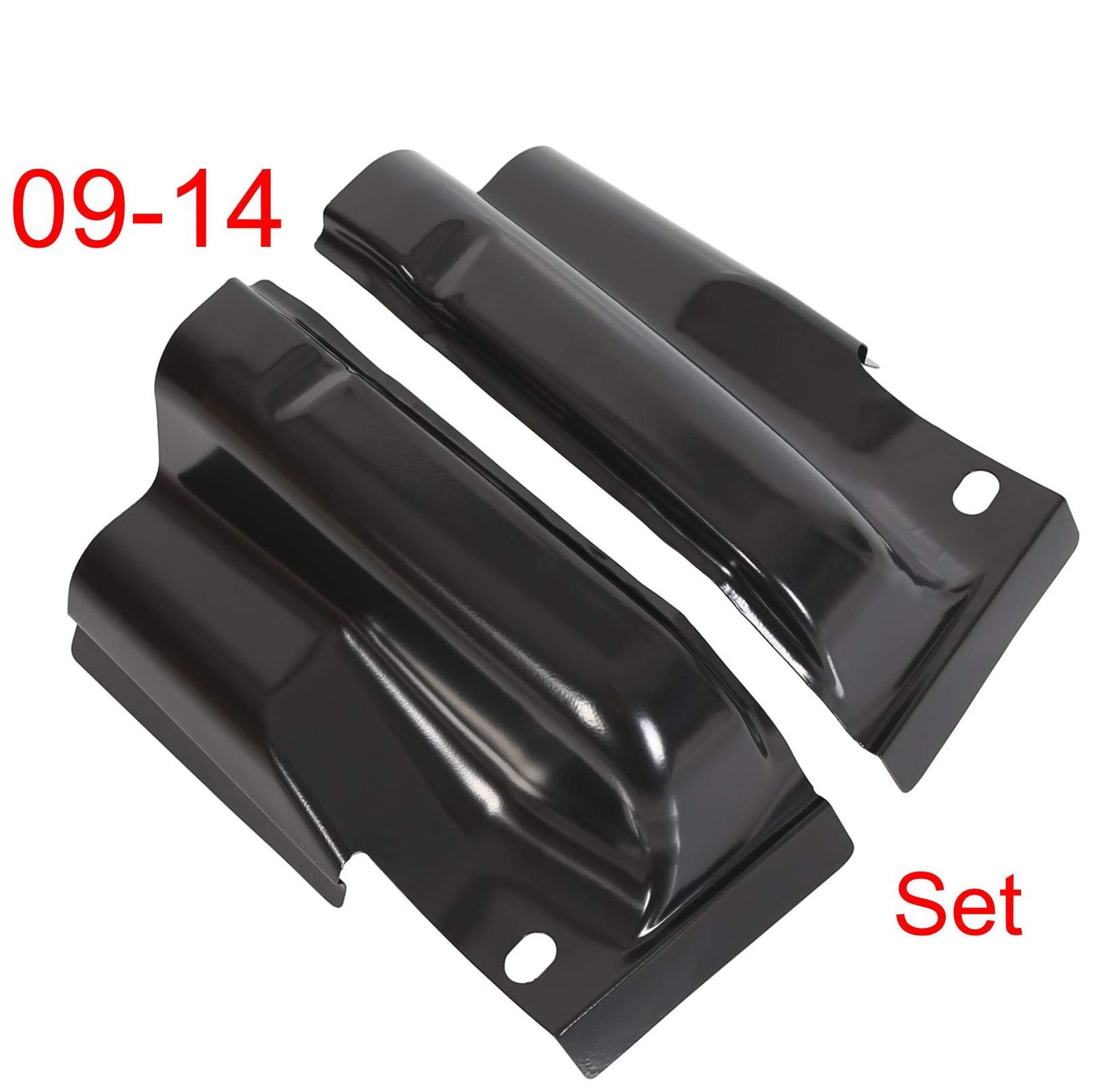 ECOTRIC Coins de cabine en acier compatibles avec Ford F150 2009-2014 à cabine double 4 portes, housses d'angle de cabine gauche et droite