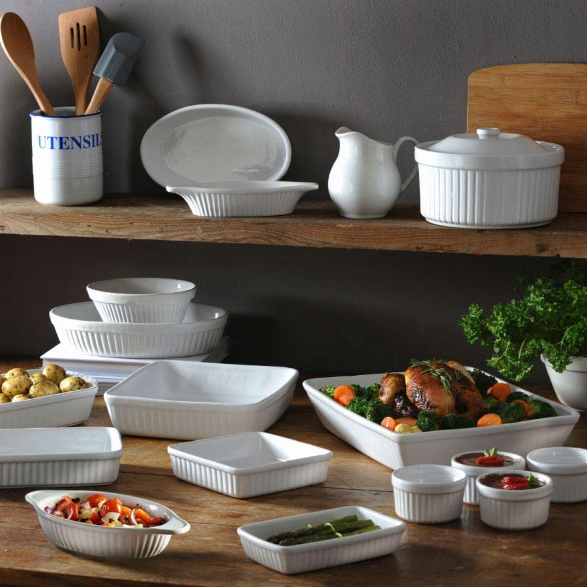 Mason Cash Classic Collection Oval Pie Dish 17cm, White, 17 x 12.5 x 6.5 cm - Image 3