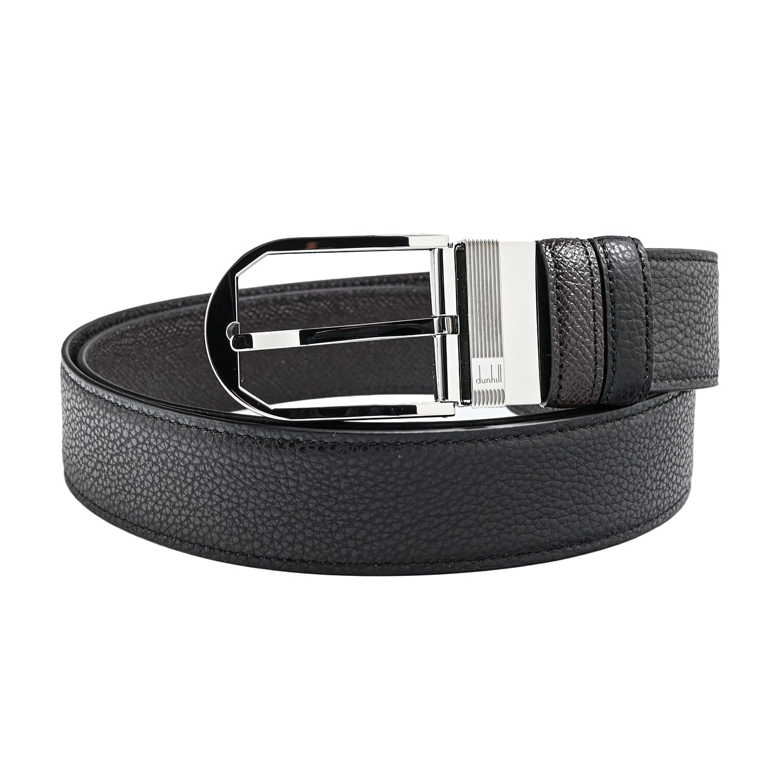 dunhill ダンヒル　ベルト　ブラック×ボルドー ダンヒル ベルト メンズ リバーシブル マットブラック&ボルドー