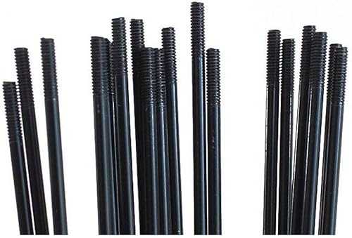 Miniatura 2 de SENQI 36pcs 14G J curva bicicleta radios acero 6.693 in-11.417 in Wpezones