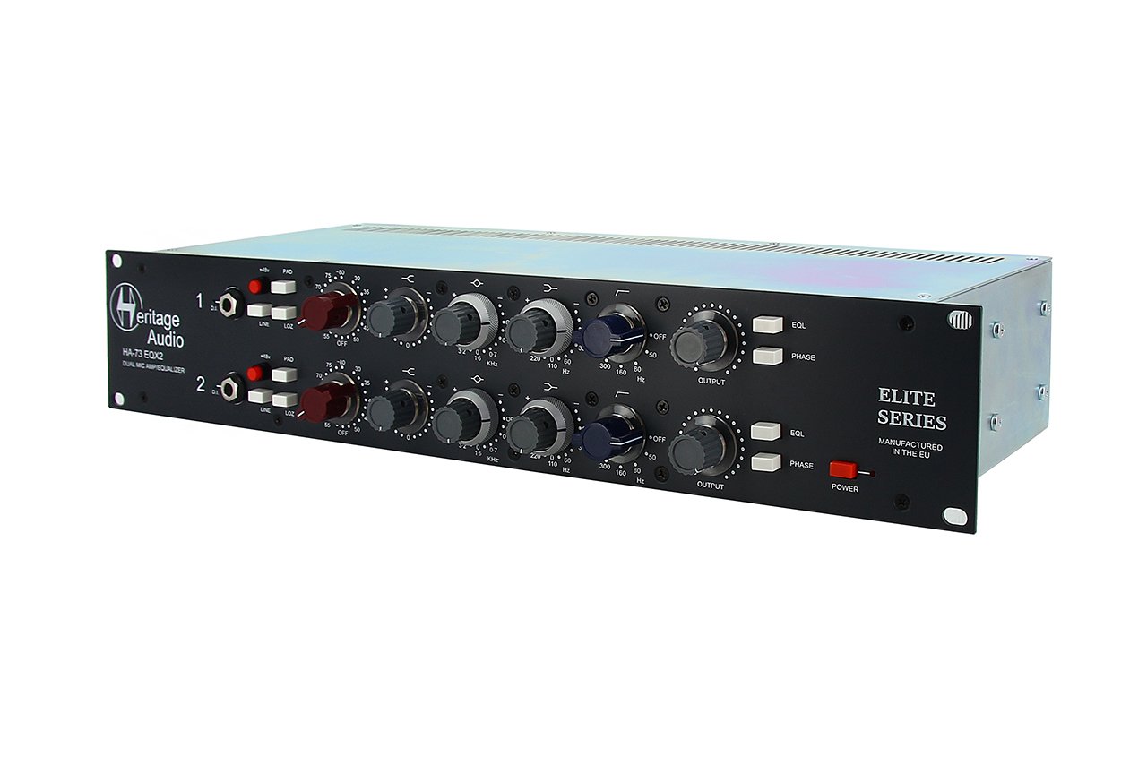【最終値下げ】Heritage Audio HA73 EQX2 Elite2ch Heritage Audio HA73EQX2 ELITE 2-channel Microphone Preamp