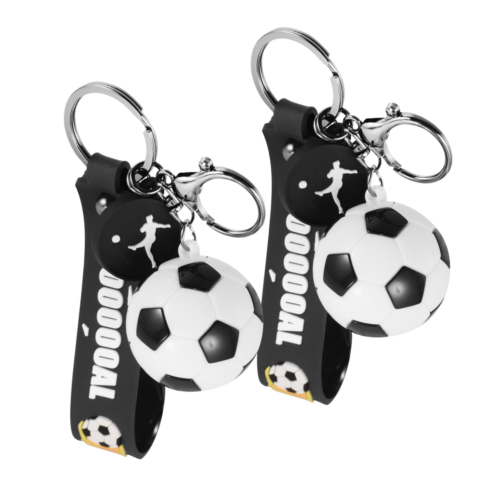 PACKOVE 10pezzi Portachiavi Pallone Ciondolo Decorativo Per Borse Per Appassionati Per Compleanni e