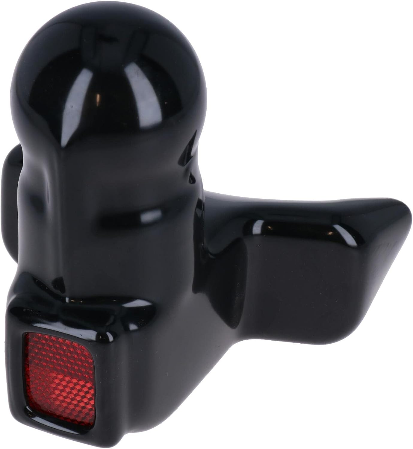 AB Tools 50mm Heavy Duty Tow Ball For Tow Bar Hitch High Reach Black + Reflective Cover