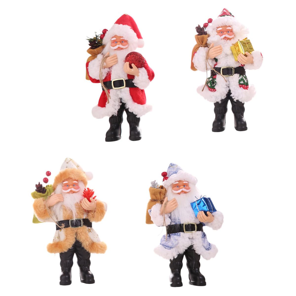 Père Noël en Résine décoration multifonctions et facile à installer partout