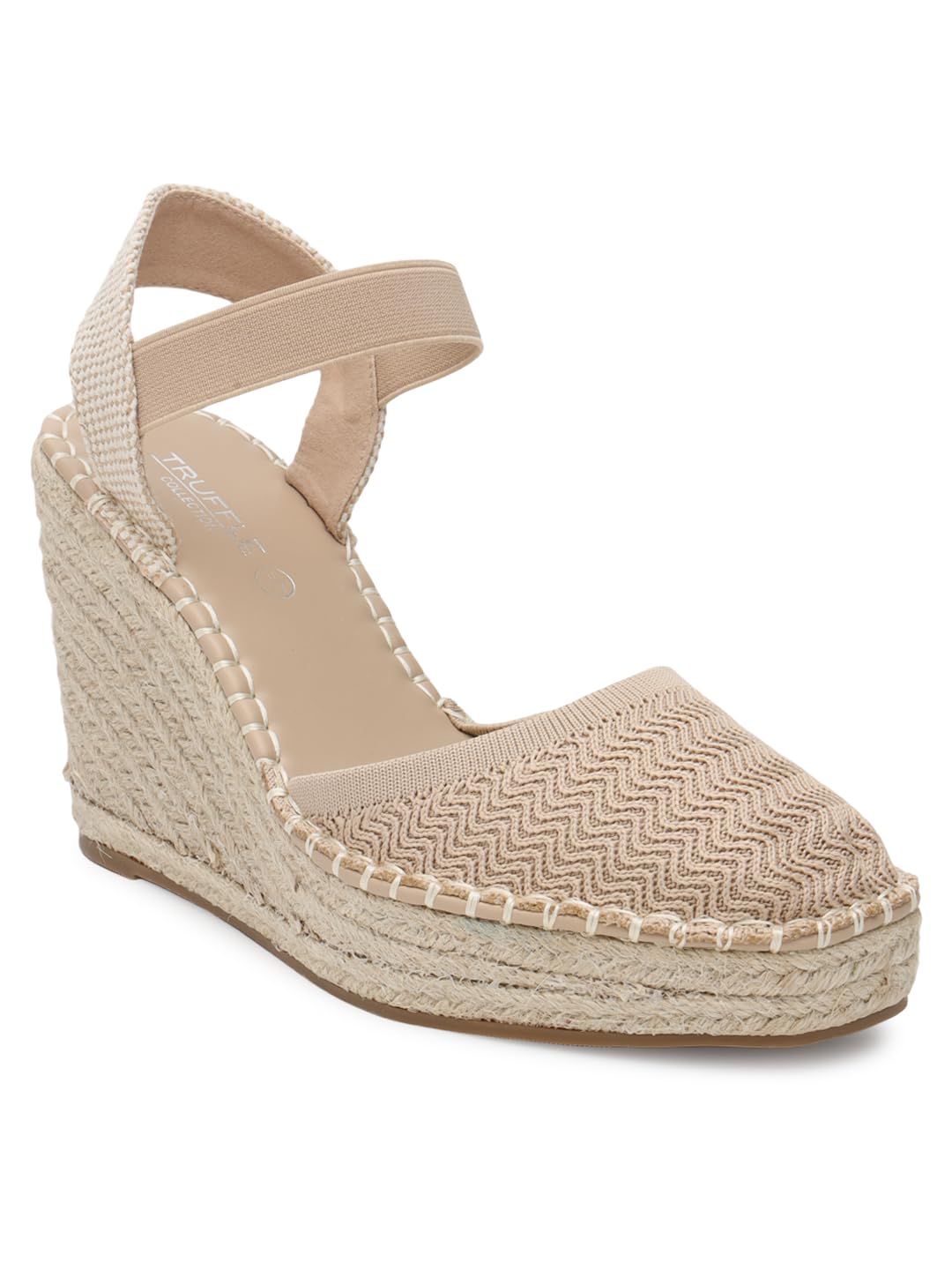 TRUFFLE COLLECTION Womens RS3662 Beige Knitted Fashion Sandals - UK 7 (B0DCZVJHLS) Amazon Price History, Amazon Price Tracker