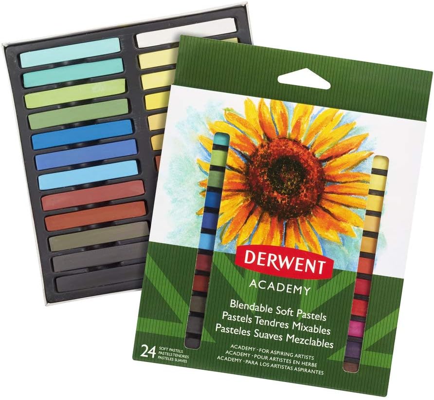 Derwent Academy Soft Pastels 24 Pack