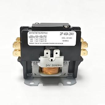 24V Coil 2Poles FLA 40 Amp Purpose Air Conditioner Contactor