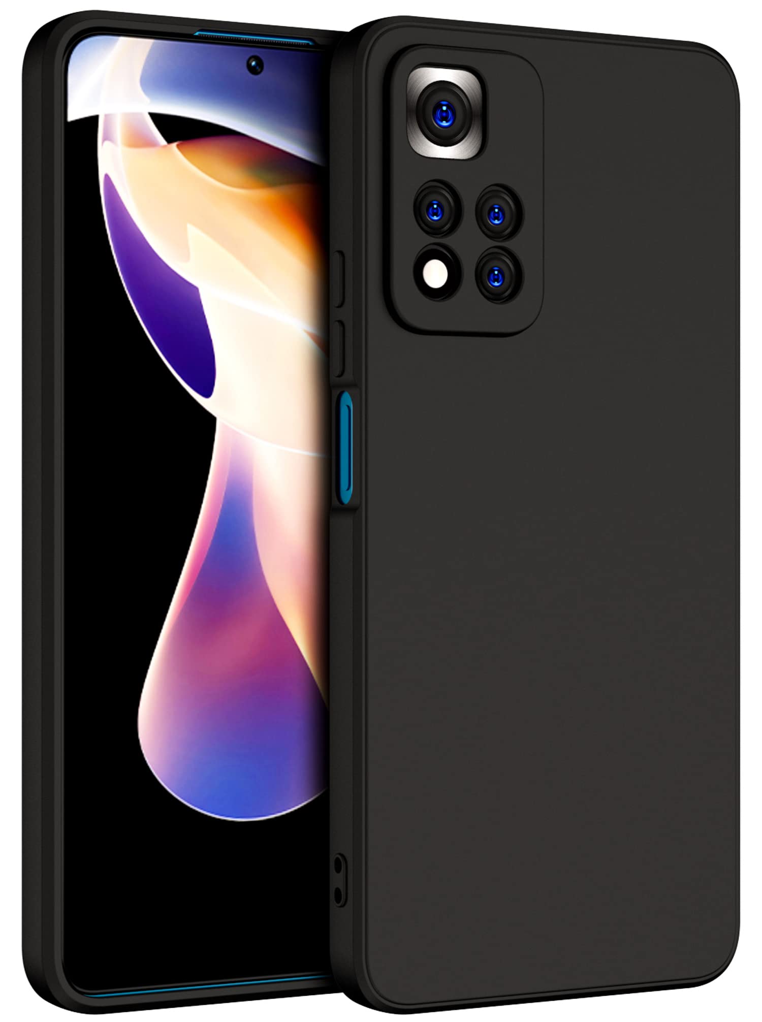 Kapa Matte Lens Protective Back Cover for Xiaomi 11i / 11i Hypercharge, Slim Silicone with Soft Lining Shockproof Flexible Full Body Bumper Case (Black) (B09XB3GSSF) Amazon Price History, Amazon Price Tracker