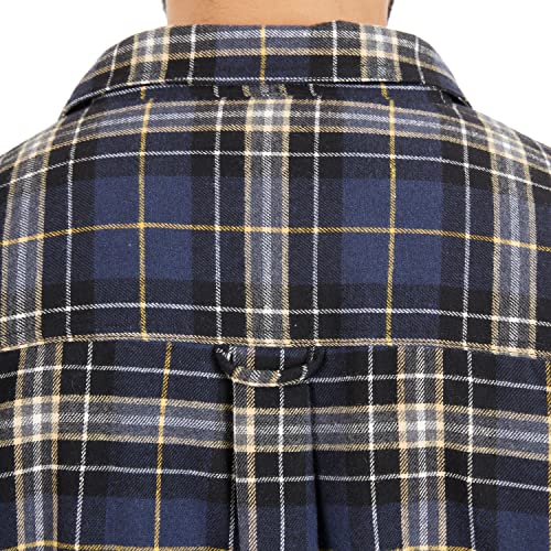 Image of Smith's Workwear Men's Sherpa-lined Cotton Flannel Shirt Jacket