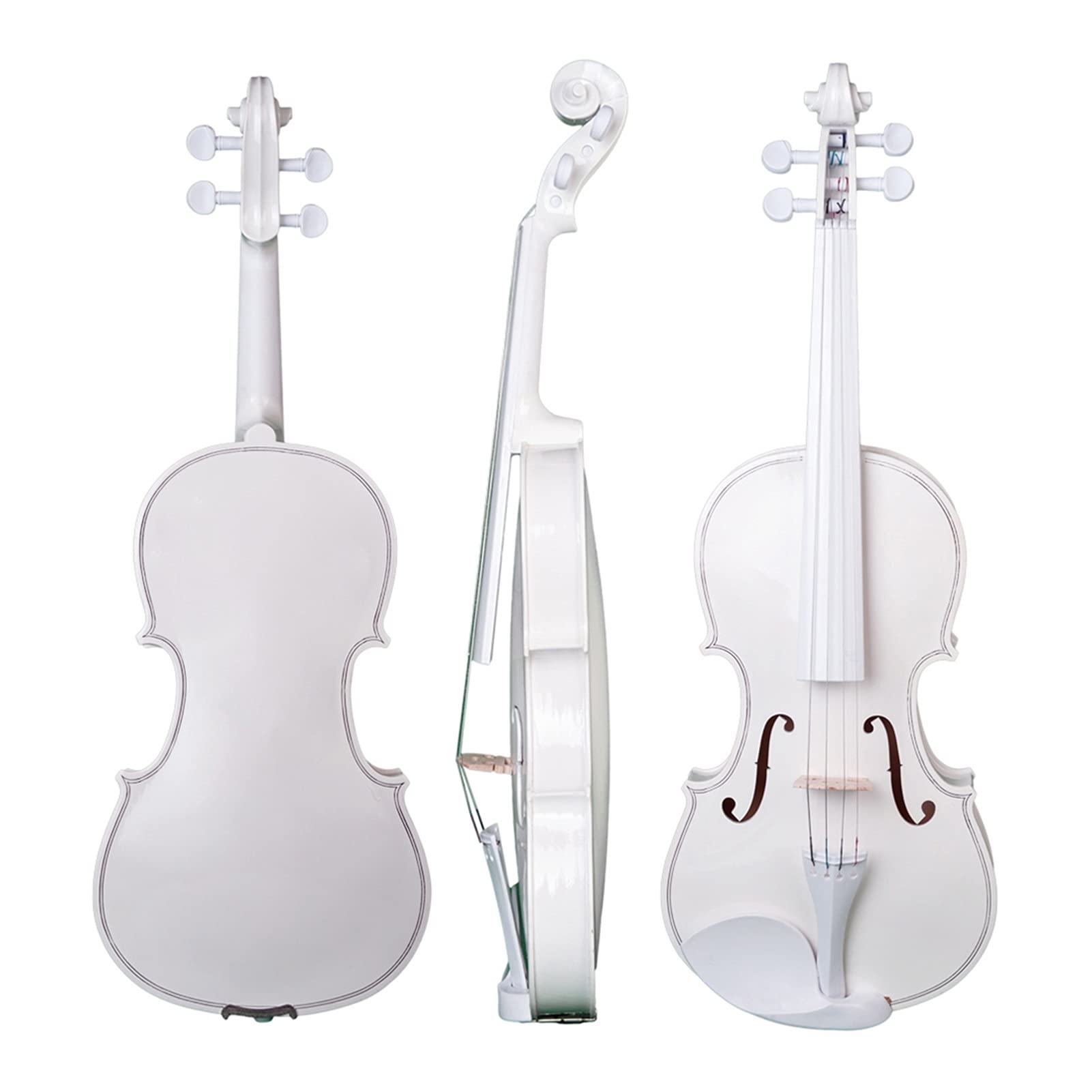 Violin Full Size 4/4 Acoustic Violin with Carrying Case Bow Bridge for Adults Students Beginners Cello Kit - Image 3