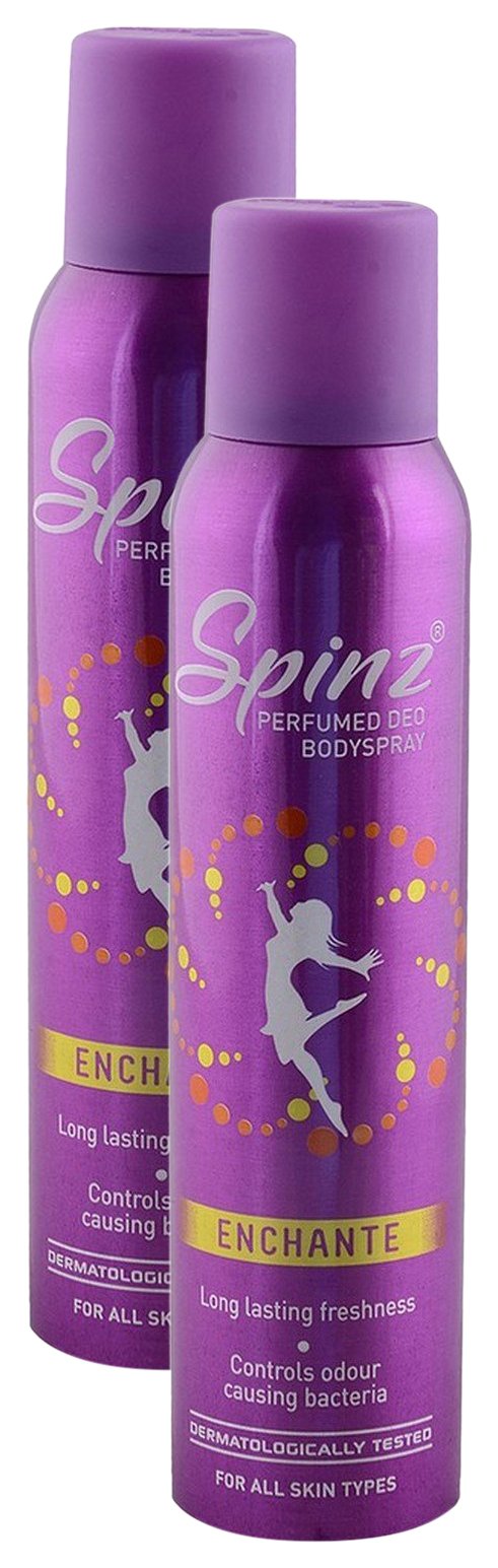Big Bazaar Combo - Spinz Perfumed Deo Body Spray - Enchante 150ml (Buy 1 Get 1, 2 Pieces) Promo Pack-image-29