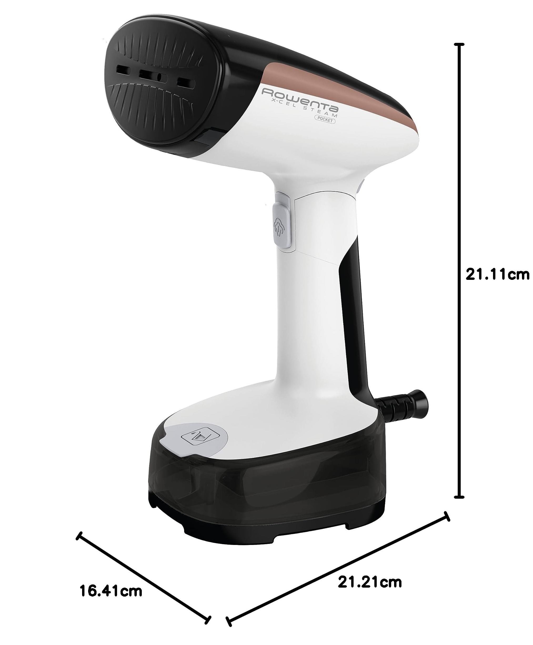 Rowenta ACCESS'STEAM - Vapore pieghevole e veloce da viaggio, compatto, colore: Bianco