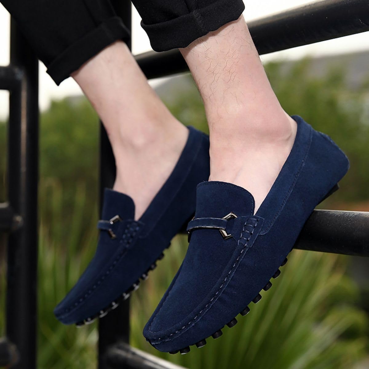 Mocasines Classic Masculinos Zapatos de conducción Flat Slippers Penny Moafers Suaves Comfort Zapatos de Barco