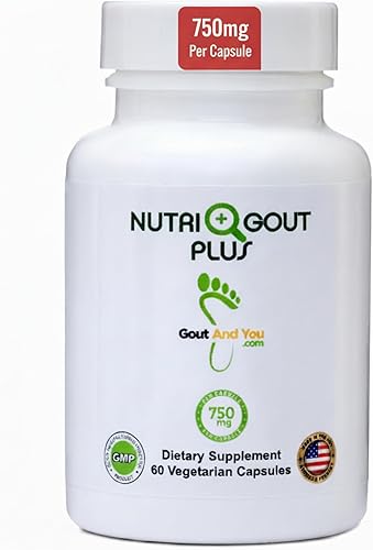 Miniatura 1 de NutriGout Plus - Fórmula premium de apoyo de ácido úrico - 60 cápsulas vegetarianas - 750 mg por cápsula