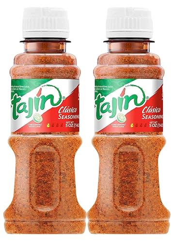 Tajín Clásico Chile - Condimento de lima chile, 5 onzas (paquete de 2)