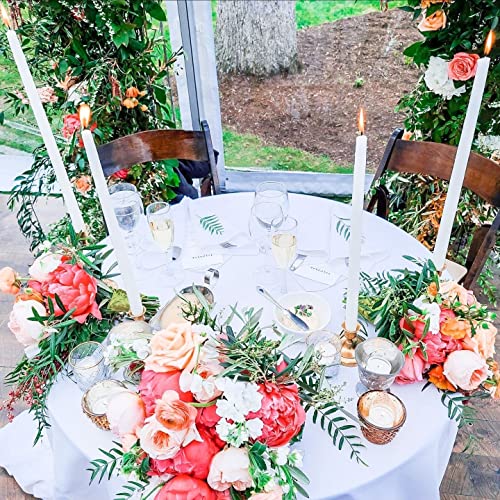 B-Cool Wedding Rectangle Tablecloth White Tablecloths 60X120 Inch Spring Table Linens For Holiday Home Table Party Decorations #TOP6