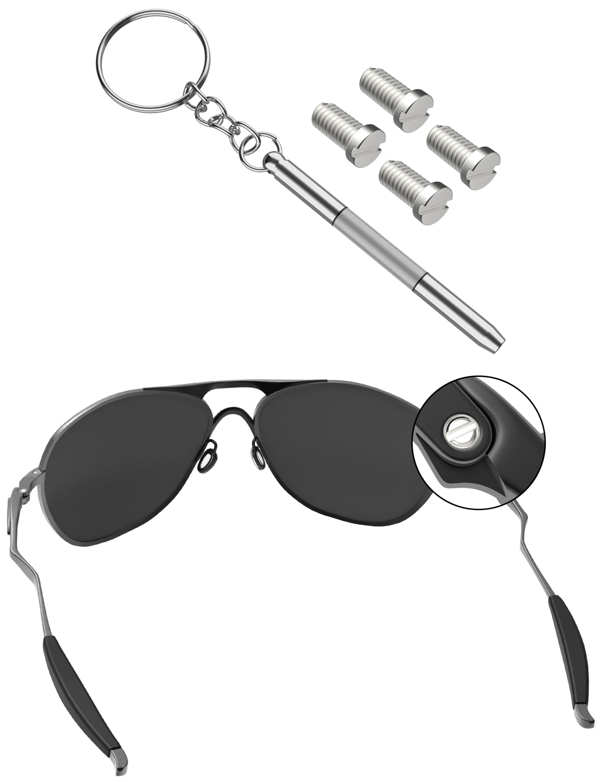 Kit BLAZERBUCK de gomas y tornillos para gafas Oakley Crosshair 2012 OO4060 7