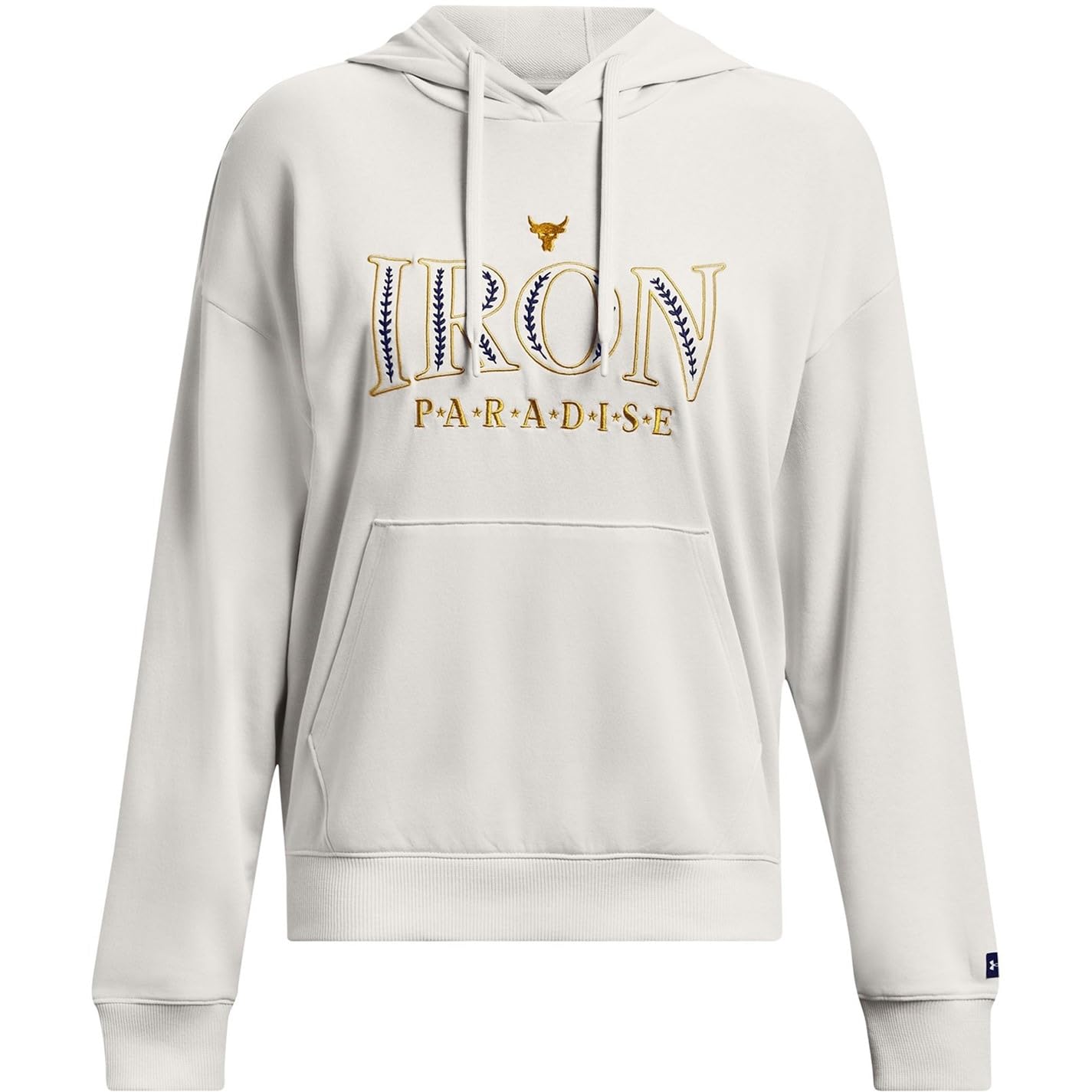 Under Armour Women's Project Rock Everyday Hoodie - White Clay - 10 (S)