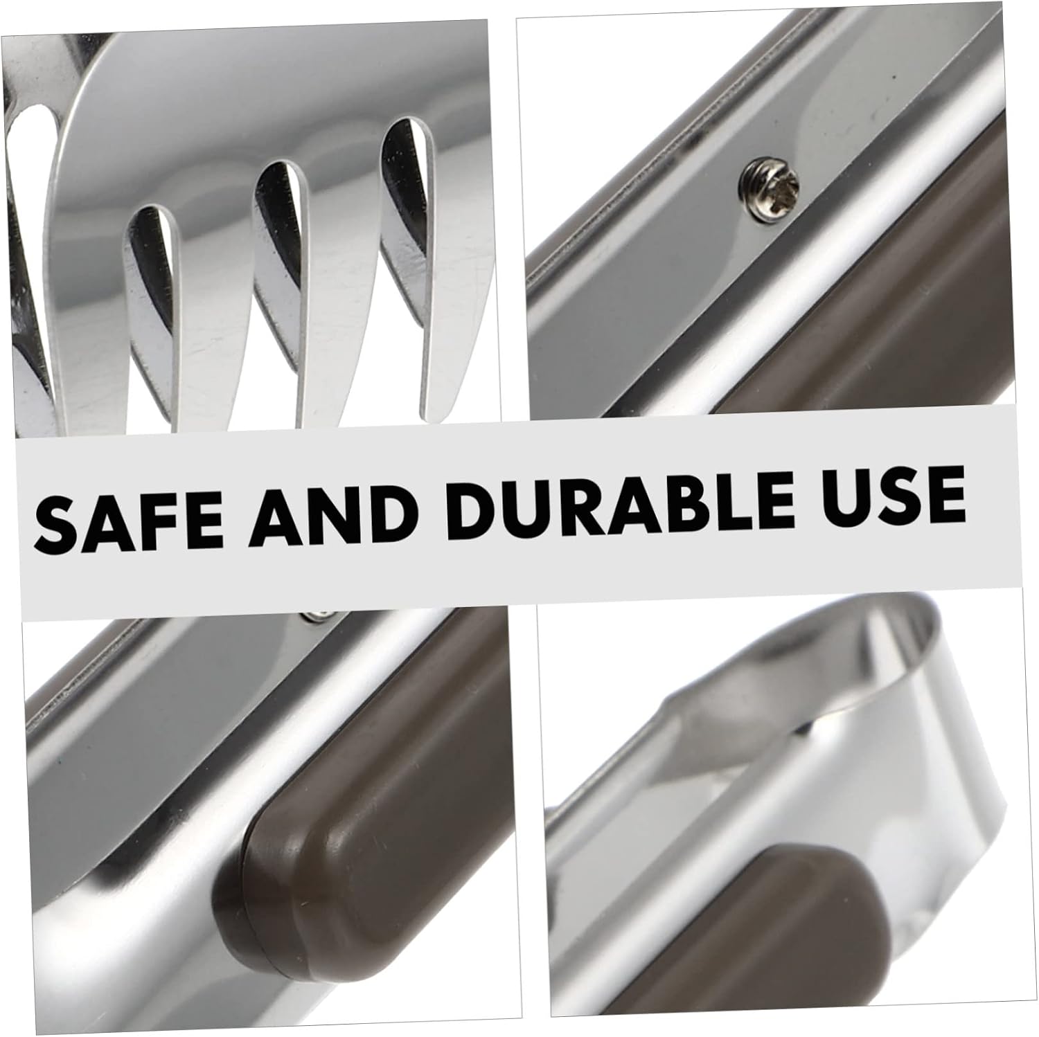 1 PC Stainless Steel Food Serving Tongs Buffet Tongs with Comfortable Handle Heat Resistant for Pasta Bread and Kitchen Use