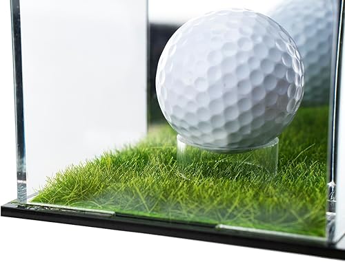 Miniatura 5 de Estuche acrílico para pelotas de golf para exhibición, cubo de exhibición de pelotas de golf con protección UV, soporte de exhibición para béisbol