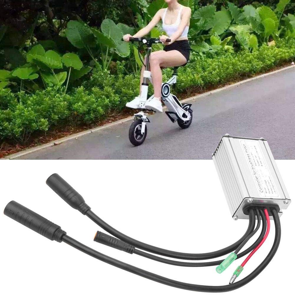 Controller E-Bike, Controller Adattatore Impermeabile Senza spazzole con Hall per Motore Elettrico E-Bike 36V/48V