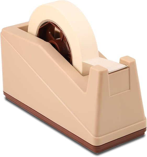 Lichamp Desktop Tape Dispenser Holder with Large 3 inch Core for Masking Tape, Heat Transfer Tape Sublimation, Painters 