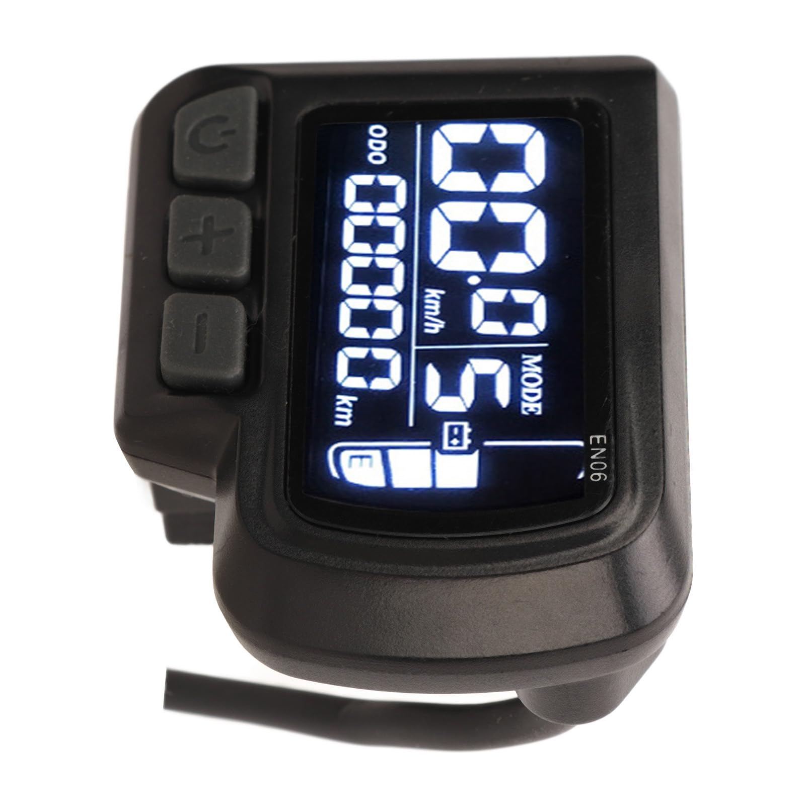 Display LCD Misuratore Display Bici Attrezzatura da Ciclismo Display LCD Bici Elettrica Misuratore Display Mountain Bike Pannello di Controllo con Cavo Impermeabile Cablaggio a 5 Conduttori