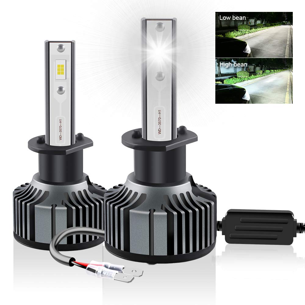 Chemini Ampoule H3 LED 55W pour Voiture Feux de