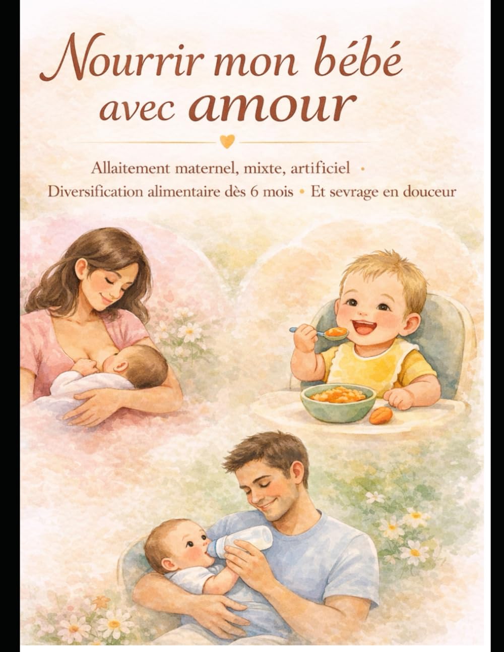 Nourrir mon bébé avec amour: allaitement maternel, mixte, artificiel ,diversification alimentaire dès 6 mois et sevrage en douceur