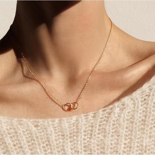 Miniatura 3 de Daniel Wellington Collar Elan de acero inoxidable de oro rosa (316L) y baño de oro rosa