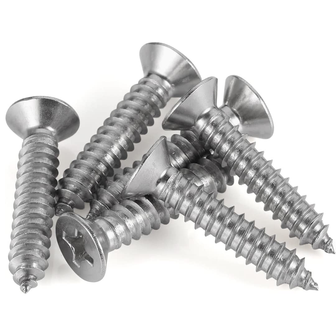 B.K.Jagan & Co CSK Philip S.S Sheet Metal Screw 6 X 19mm-200pcs-image-48