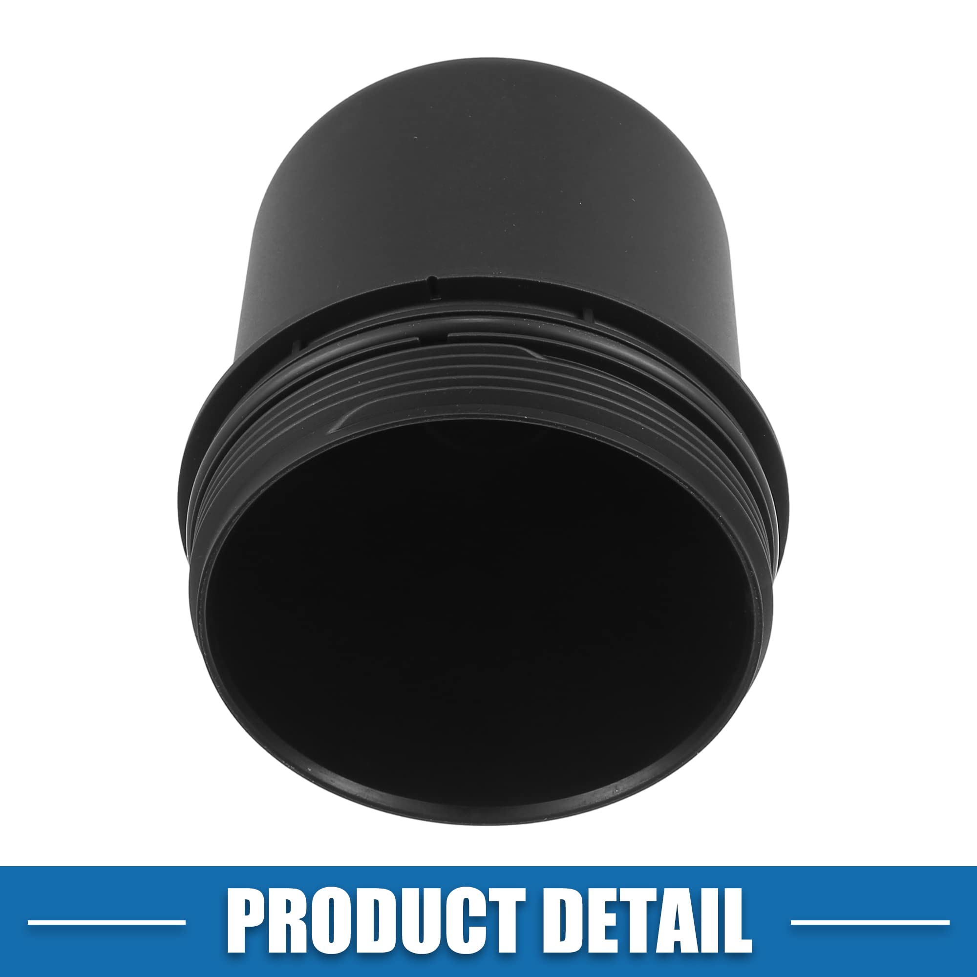 A ABSOPRO Tapa Carcasa Filtro Aceite Para Porsche Macan 15-18 1Pc | Negro, Plástico, 14.5X11Cm, Oe: 94610702275, Para Porsche Macan 3.0L