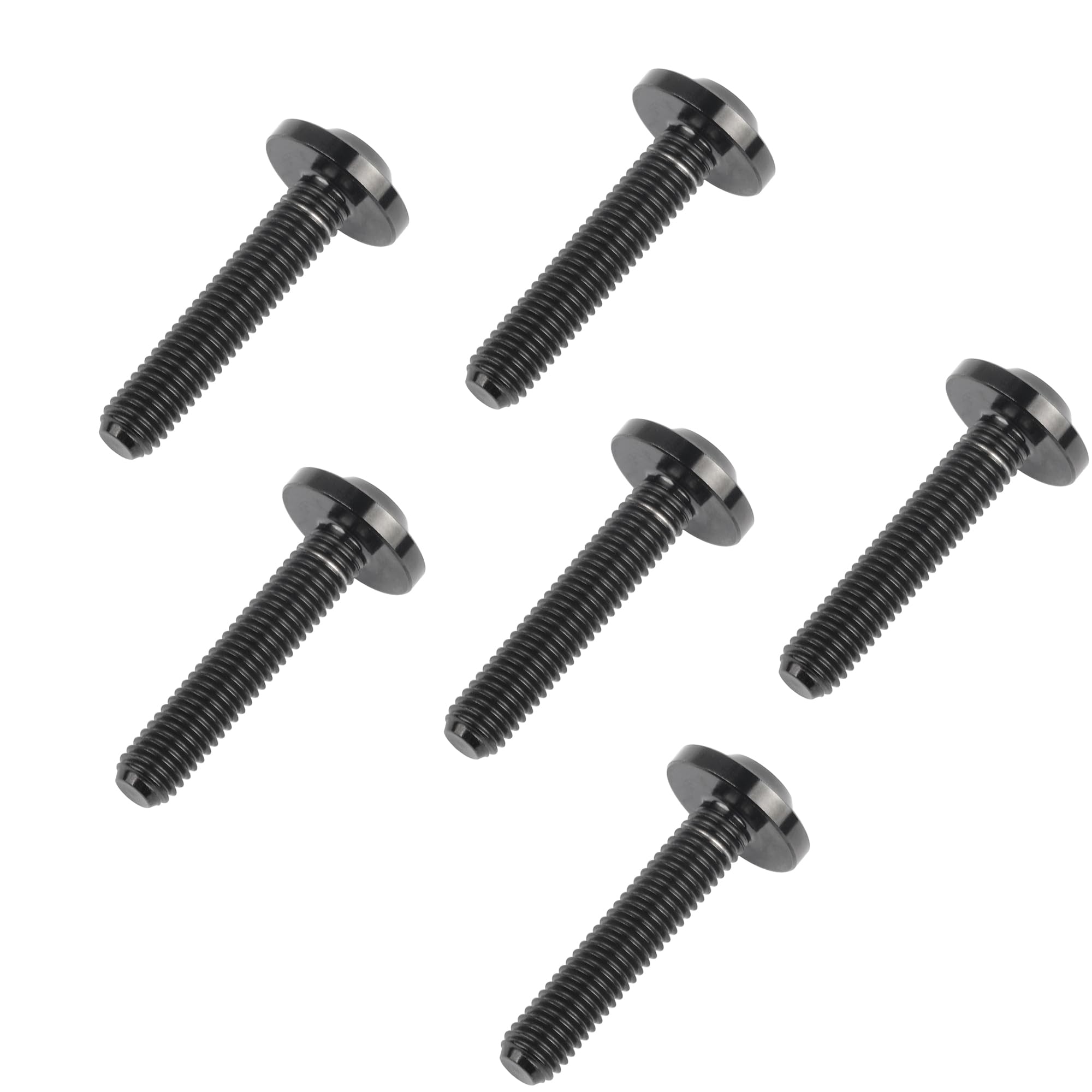 DWAMMEBRS Bolt T25 Torx Screws M5x10 12 15 20 25 30 35mm Corrosion Bolts for Cycling Motorcycle Automotive(Black,M5x25mm)