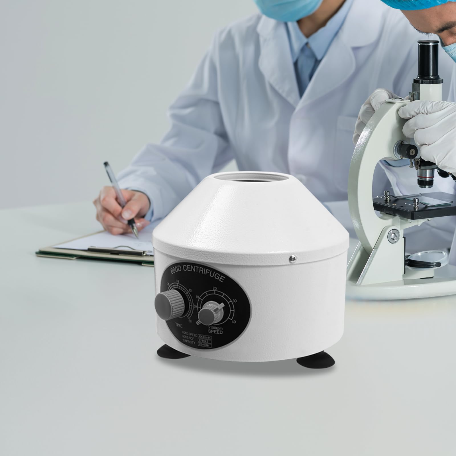 ischzentrifuge Digital Desktop Zentrifuge Milchzentrifuge Labor Zentrifugenmaschine Laborzentrifuge Tischzentrifuge Elektrische Zentrifugenmaschine, Desktop-Labor-Zentrifugenmaschine