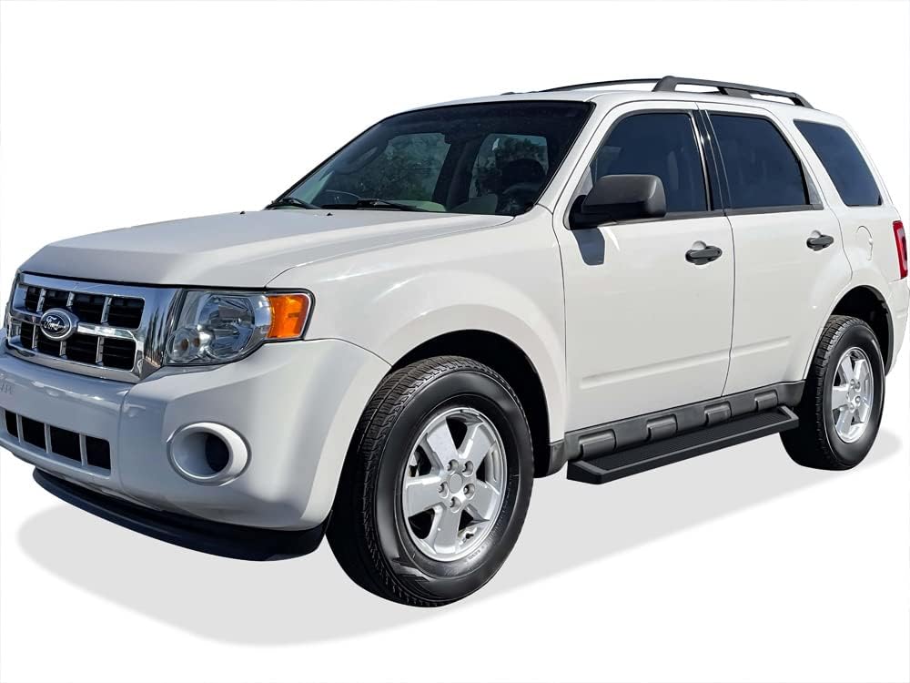Tuxtreme Black Running Boards Style Compatible with Ford Escape 2008-2012 & Mazda Tribute 08-11 & Mercury Mariner 08-10 (Nerf Bars Side Steps Side Bars)