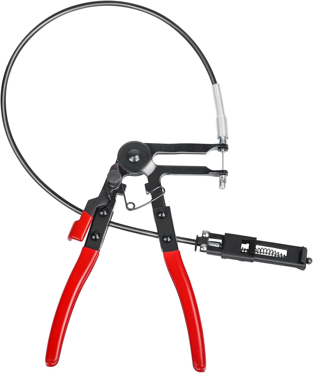 10-1/2 Inch Jumbo Curved Clamp Pliers - Serrated Jaw Hemostat Style Tool