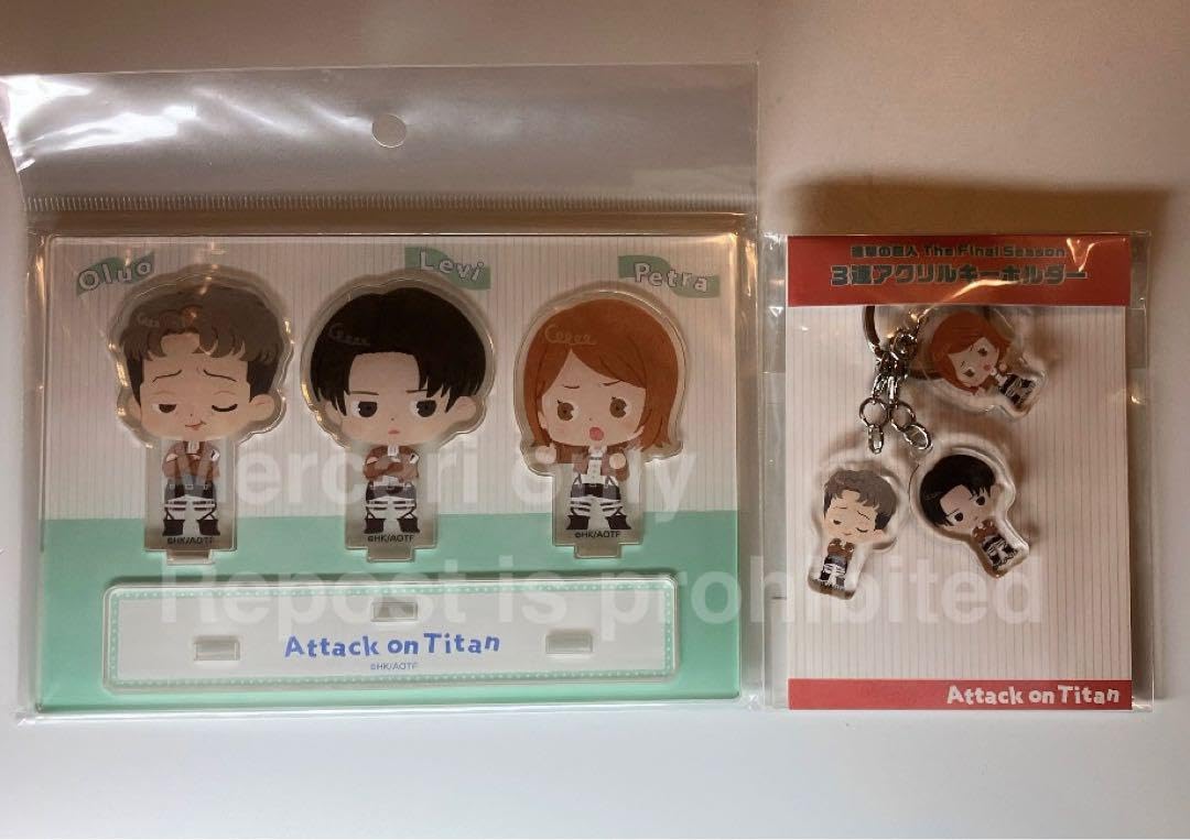 Amazon.co.jp: Bセット リヴァイ オルオ ペトラ トリプルアクスタ&3連 