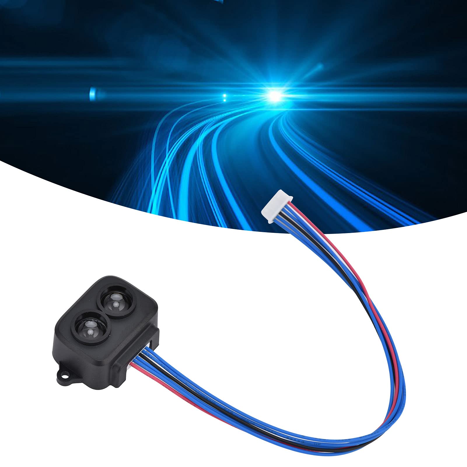ViaGasaFamido Capteur Lidar TF-Luna Télémètre Micro 0.2 à 8m TOF Compatible Pixhawk pour Drones et Robots Navigation Autonome Haute Précision