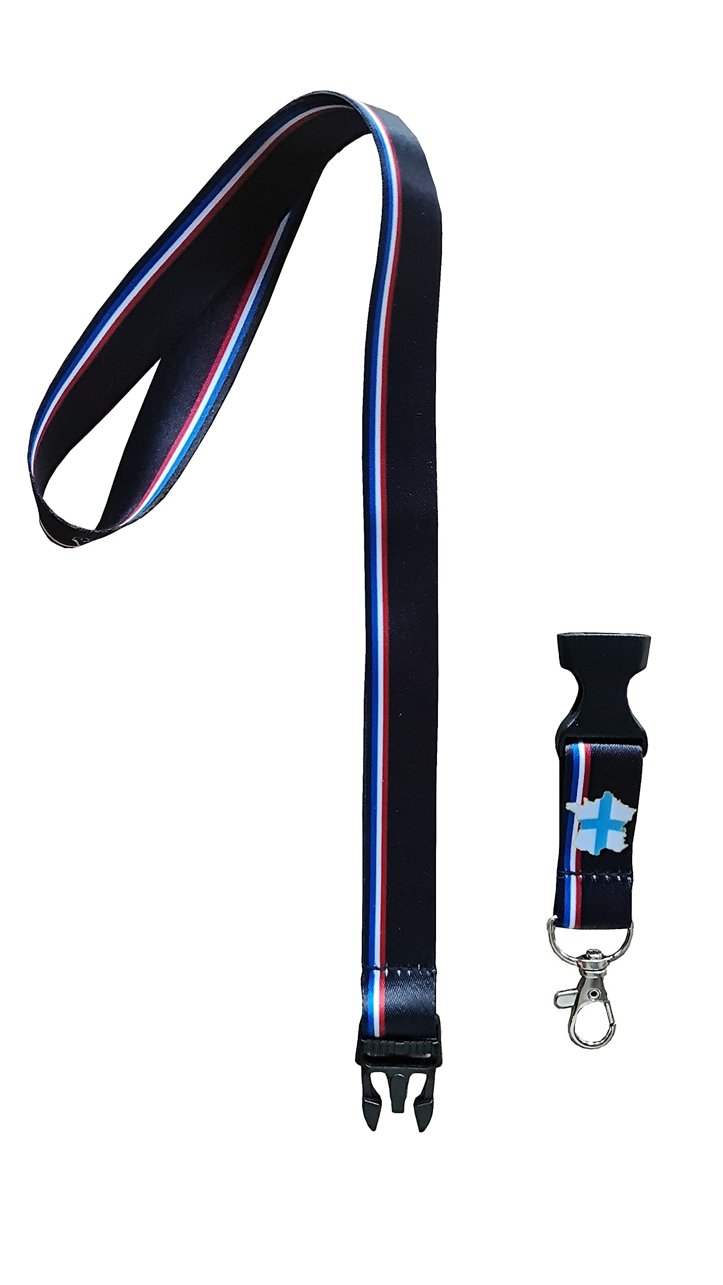 Region Badge Holder Key Ring with Clip (Marseille), 6 1/2 - Image 2
