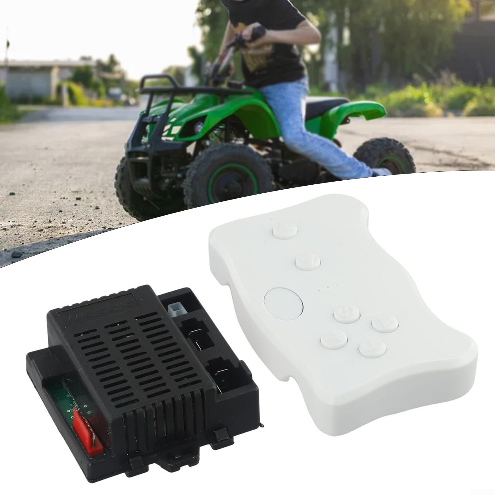 Gettimore Weelye - Ricevitore Per Telecomando Per Auto Elettrica Giocattolo Con Processo Di Configurazione Semplice (RX75 12 V E RC - 9