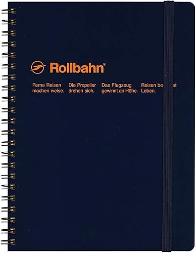 Miniatura 2 de Delfonics Roruban Pocket Memo A5 Azul Oscuro y Rosa Bebé (500056-428,500056-561) Juego de 2 y notas adhesivas amazdone