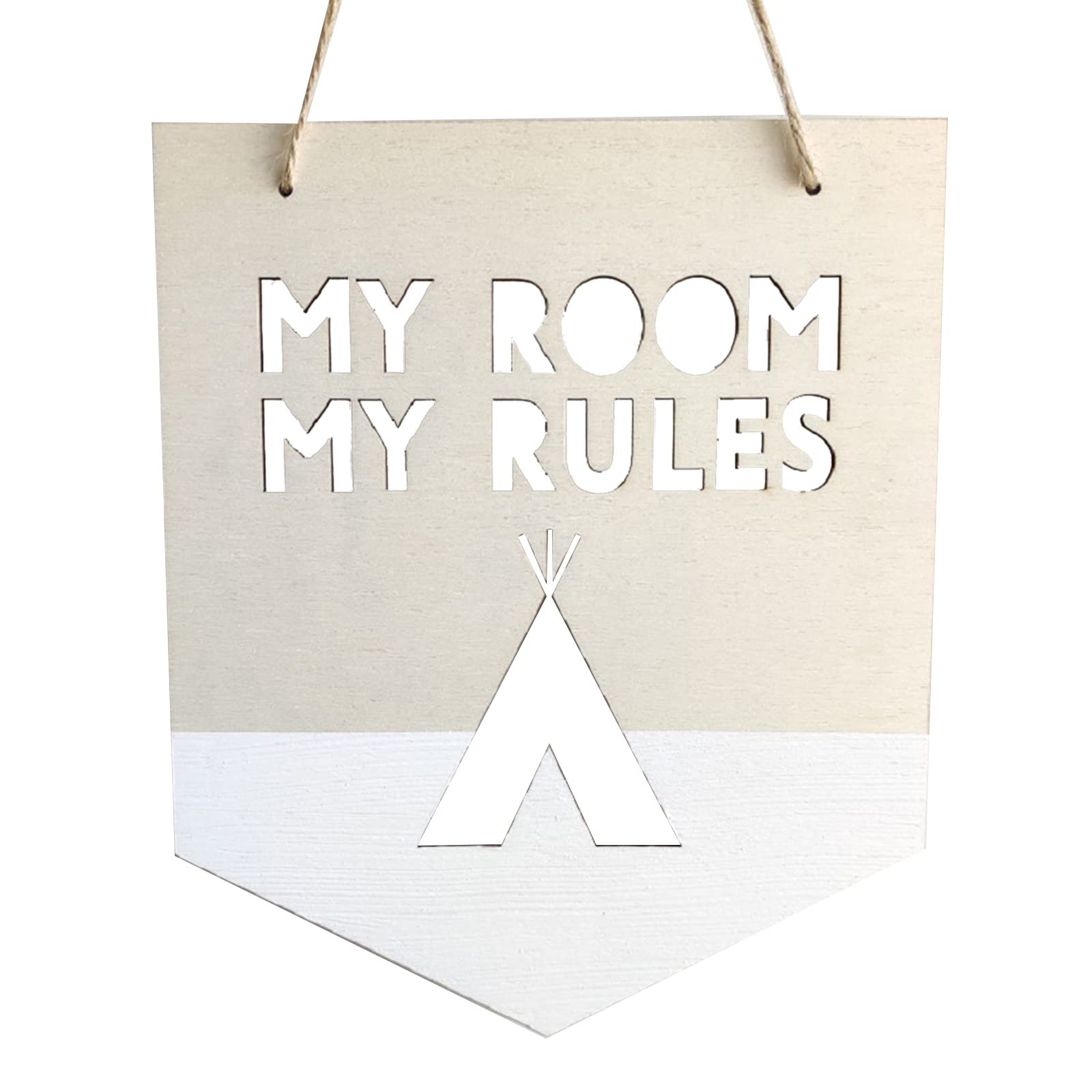 Buxuaaaa Photography Props Nordic Nursery Decors Wooden Chip Hangings Decoration Garlands Ornament Slogan Banners for Kid Room Wooden Scandinavian Accessory Pendant