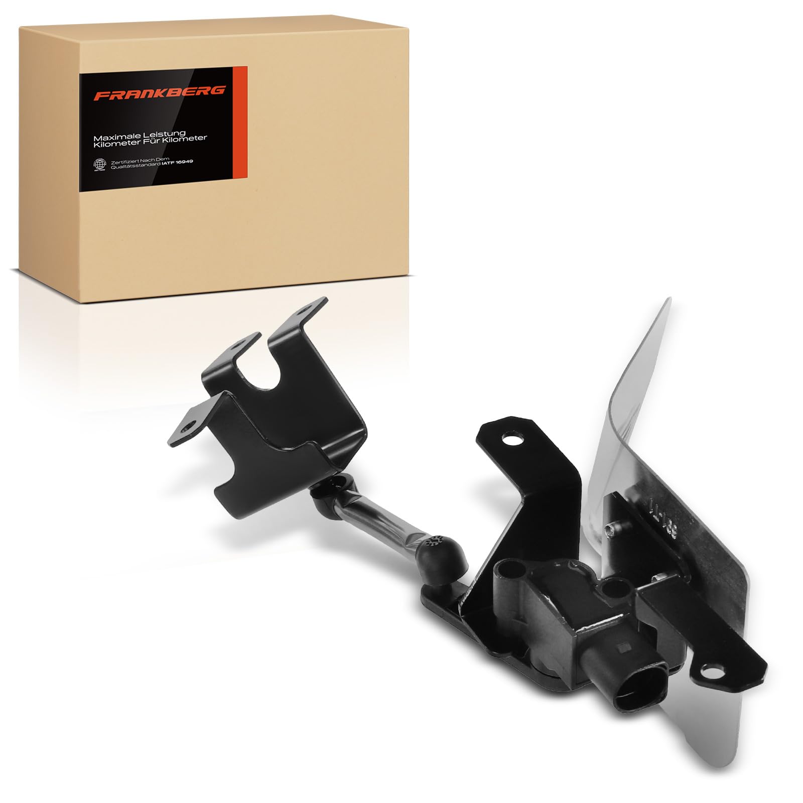 Frankberg Sensore di livello sensore di altezza | Compatibile con: P.a.s.s.a.t Van/Station wagon 365, Golf Van VI Variante AJ5, P.a.s.s.a.t 362, P.a.s.s.a.t Variant 3G5 CB5
