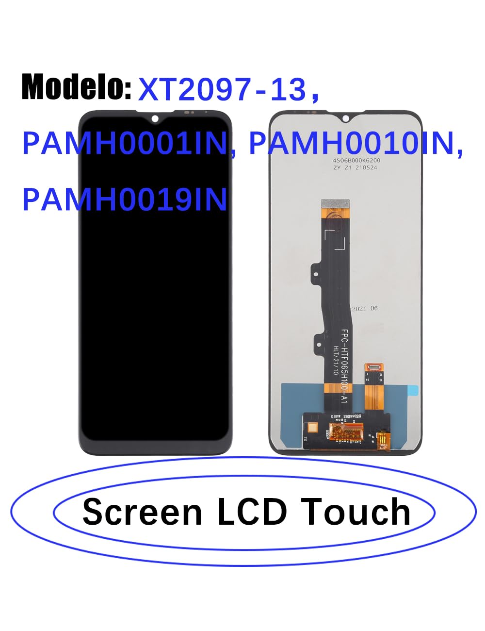 Display di Ricambio per Motorola Moto E7 Power LCD Schermo, per Moto E7 / E7i Power Schermo Display Touch Digitizer Assembly Kit di Riparazione