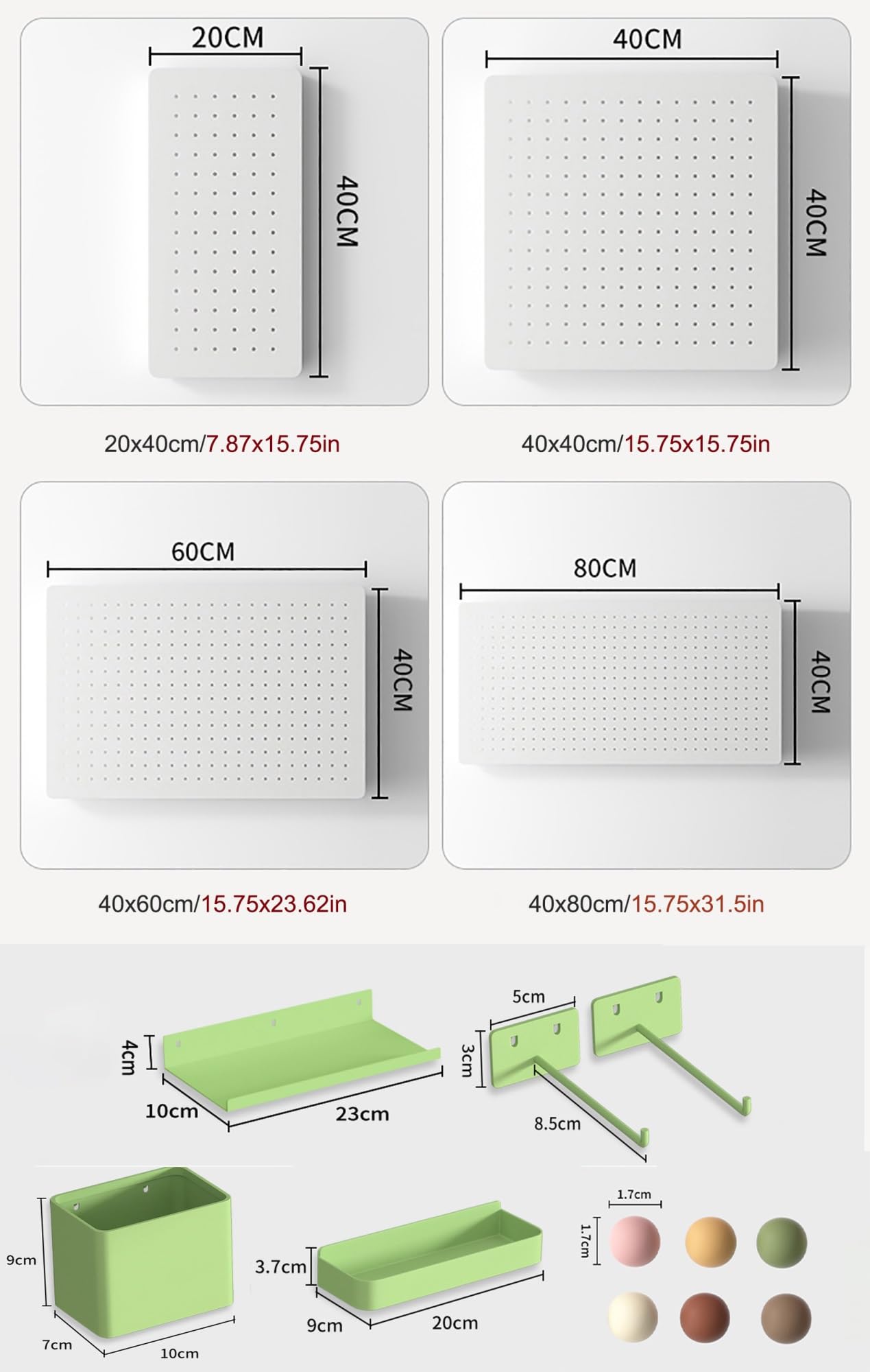 Stecktafel aus Holz, Stecktafelplatten zur Aufbewahrung, Stecktafel-Kombinationsset, Stecktafel zur Aufbewahrung, Stecktafeln und Zubehör für Desktop-Organizer, modulare Hänge-Organizer-Aufb