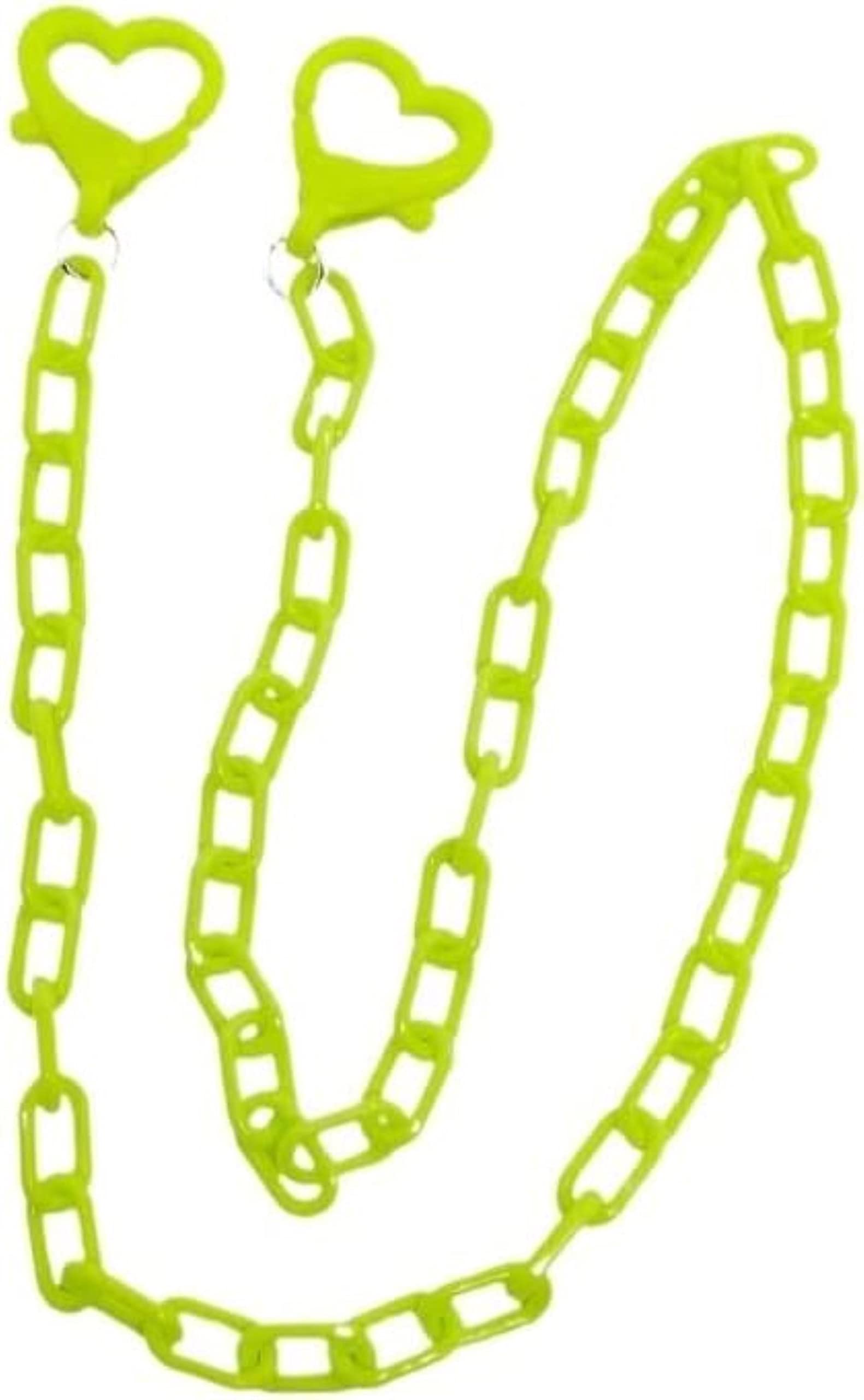 REVAHI Brillenketten für Frauen, Acryl-Lanyard für stilvolle Sonnenbrillenriemen, Brillenkordel (Color : Black, Size : 1)