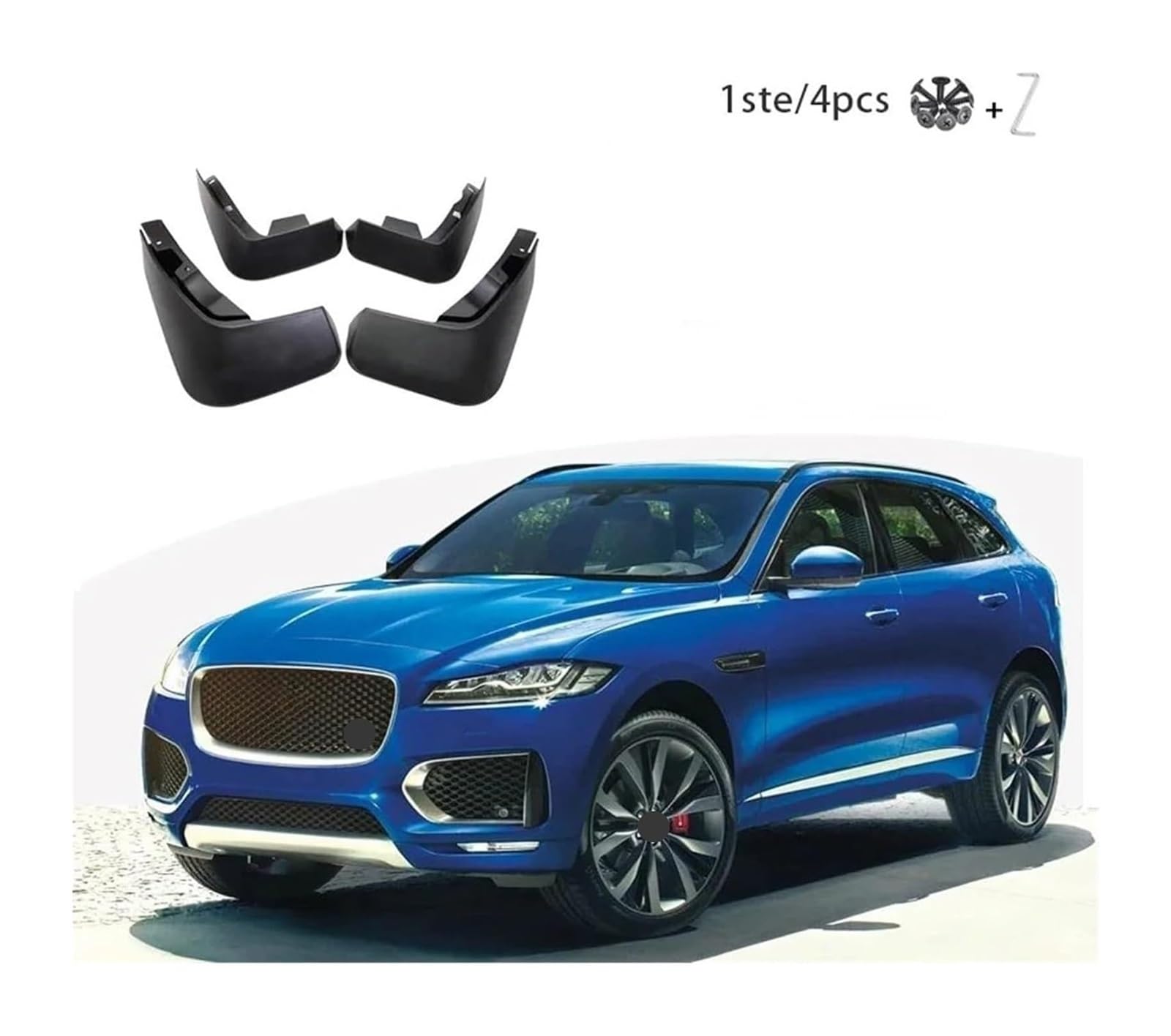 para Jaguar para F-Pace 2013-2023 Guardabarros Delanteros Y Traseros. Accesorios De Protección contra Salpicaduras Guardabarros de Coche