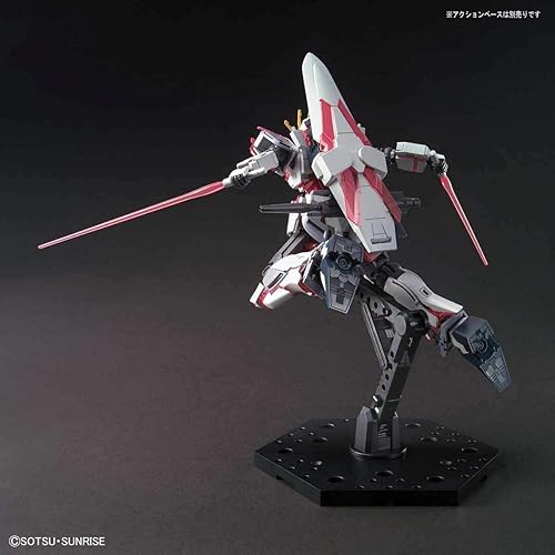 Miniatura 6 de Bandai Hobby HGUC #222 Narrative Gundam C Pack Gundam NT 1/144, blanco/rojo, modelo: BAS5056760