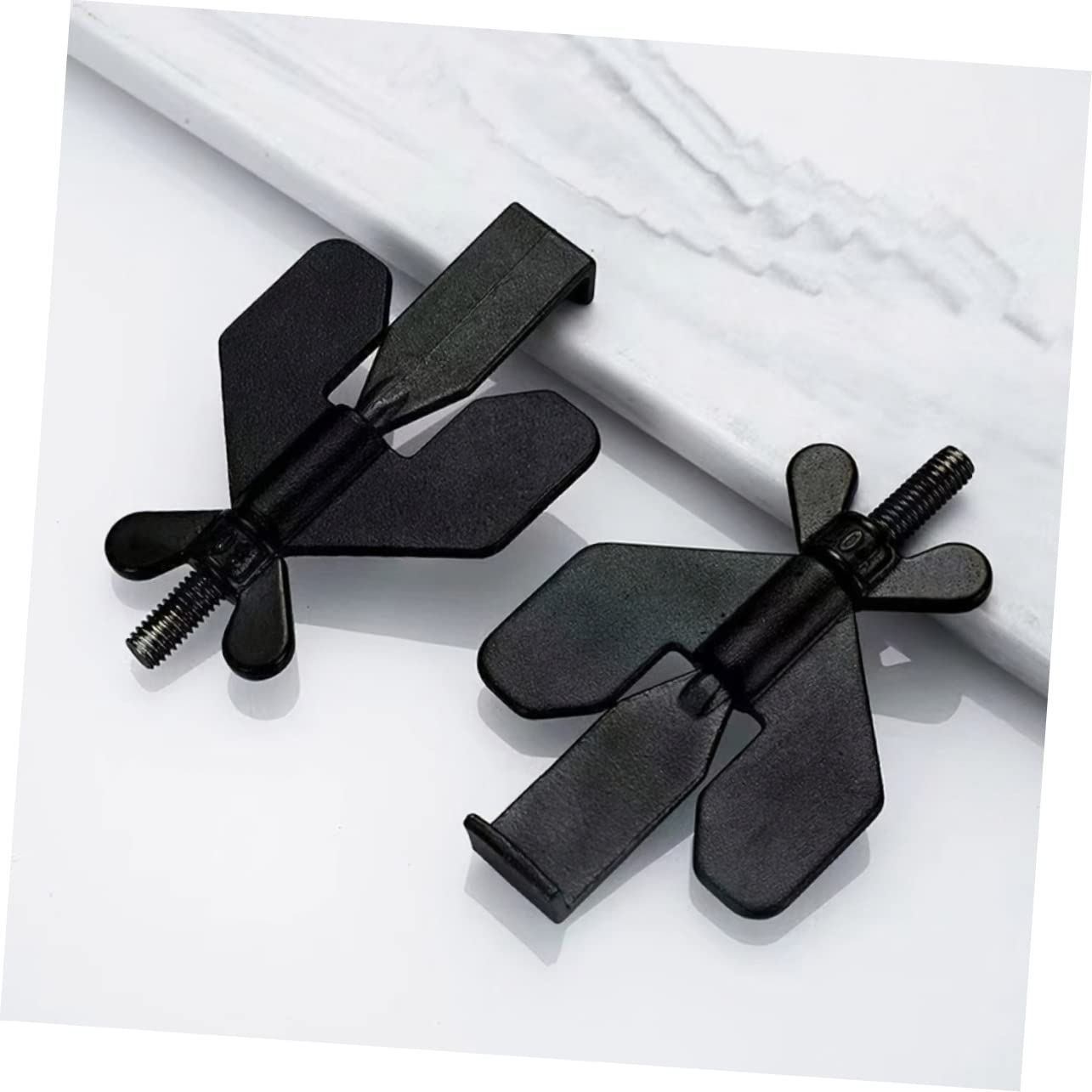 Operitacx 5 Pièces Verrou de Porte Portable Inoxydable Dispositif de Sécurité pour Maison et Butée de Porte Durable et Pratique Installation Sans Perçage