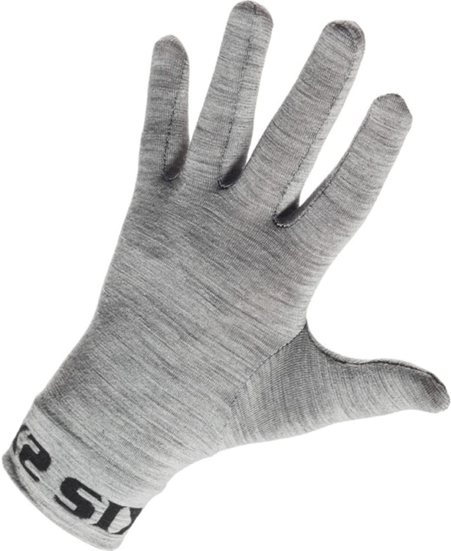 SIX2 Sottoguanti Merinos Carbon Underwear Wool Grey - S/M